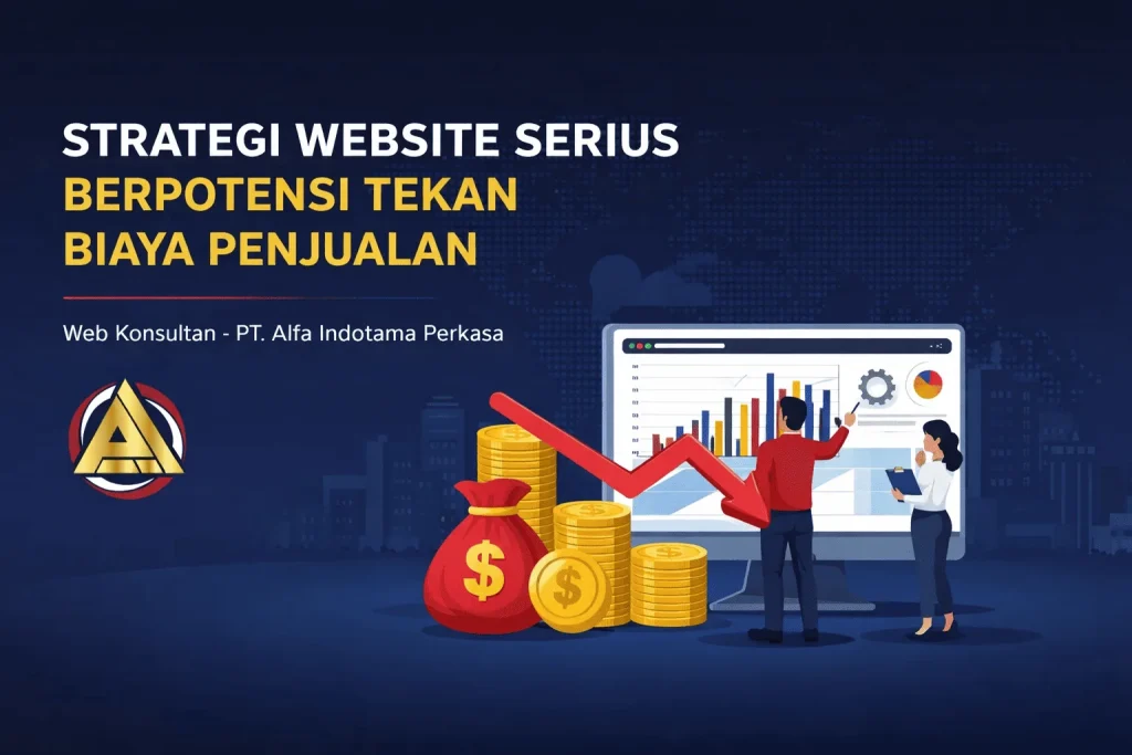 5 Strategi Website Serius Berpotensi Tekan Biaya Penjualan