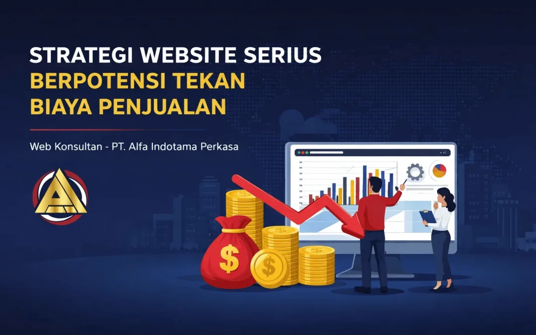 5 Strategi Website Serius Berpotensi Tekan Biaya Penjualan